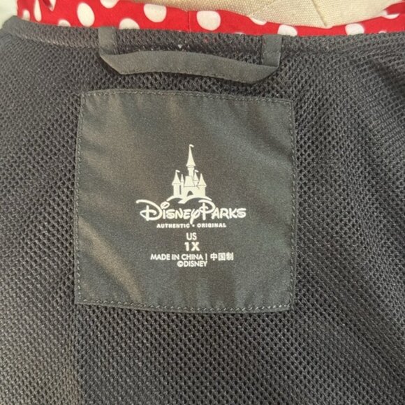 NWT Walt Disney World Minnie Mouse windbreaker rain jacket Size 1X - Picture 11 of 11